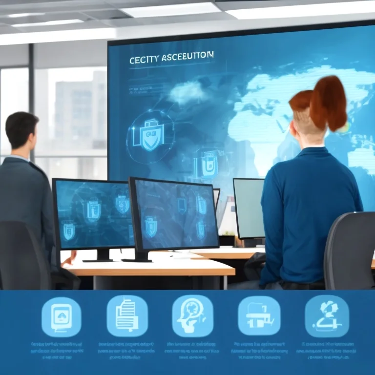 Laptop mit Sicherheitssoftware